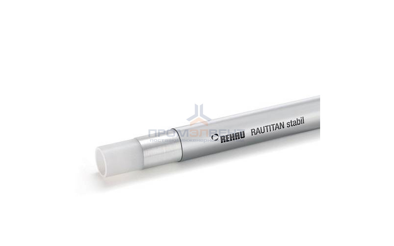 Труба из сшитого полиэтилена REHAU RAUTITAN stabil - 25x3,7 (PE-Xc/AI/PE, отрезок кратный 10 м.)