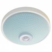 Светильник НПО3237Д белый 2х25 патрон Е27 под лампы LED/КЛЛ с датчиком движения ИЭК