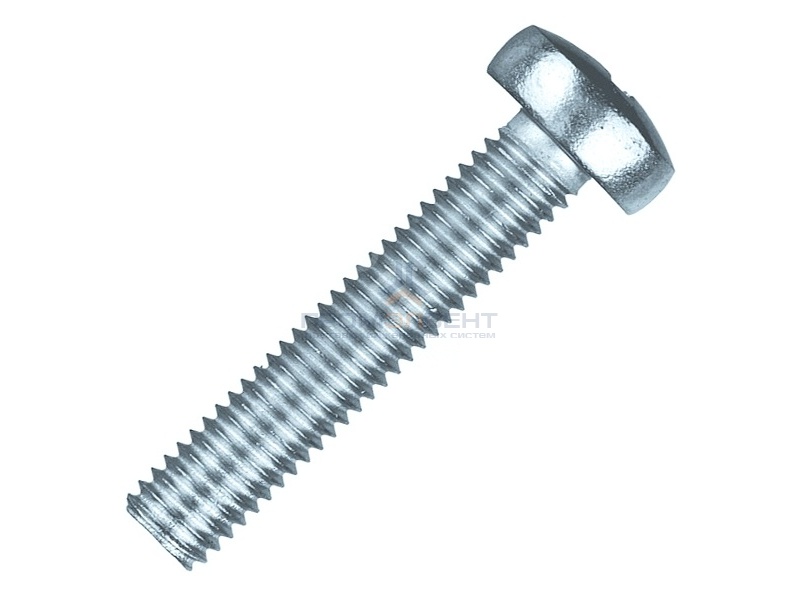 Винт с полукруглой головкой М6х20 оцинкованный DIN7985