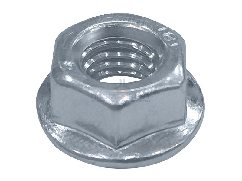 Гайка с насечкой, препятствующей откручиванию М12 оцинкованная DKC