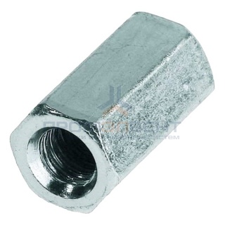 Гайка соединительная М8 удлиненная оцинкованная DIN6334