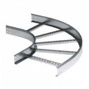 Угол горизонтальный 90? 80x400 R600, цинк-ламельный